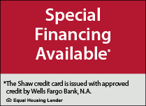 Flooring Installation Financing with Shaw Credit Cad
